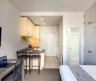 living space at Quest on Eden