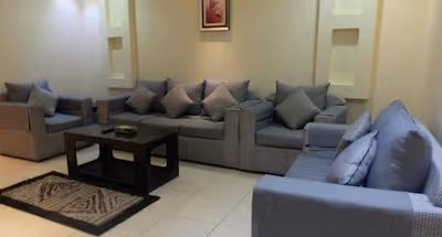 Living area at Al Mansour Street Serviced Apartment