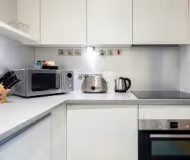 Fully equipped kitchen at Minster Court