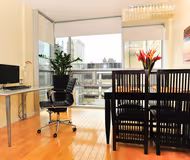 Dining space at Yonge Street Serviced Apartment
