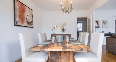 Dining space at SULLY MORLAND SERVICED APARTMENT MARAIS