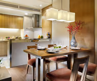 Dining Space at Somerset International Building Tianjin 2 Bedroom