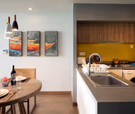 Dining space at Citadines Bayfront Nha Trang