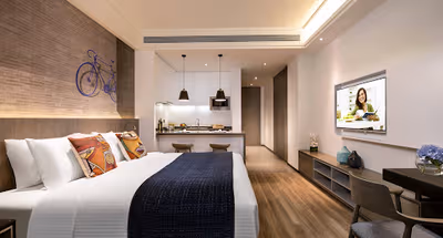 Bedroom at Citadines Gaoxin