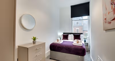 Bedroom at Dean Apartments Newcastle City Centre