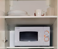 Equipped Kitchen at Forenom Aparthotel Helsinki Kamppi