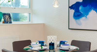 Dining space at Skyline House