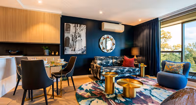 Stunning living area in Quest Flemington Central