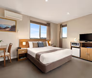 Spacious living area at Quest Portland