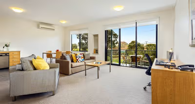 Stunning living area in Quest Frankston