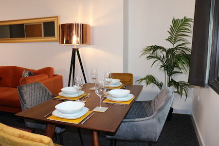 Dining space at Abbey Court