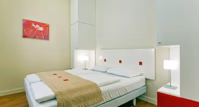 King sized bedroom at Sulekova Serviced Apartment