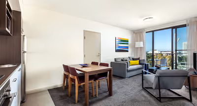 Stunning living area in Quest Olympic Park