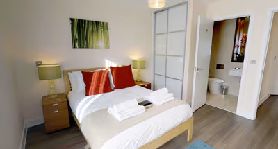 Luxury bedroom at Ceres