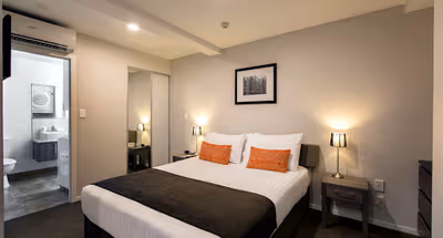 Bedroom at Beaumont Street Serviced Apartment