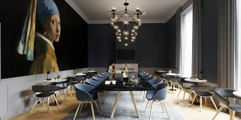 Meeting room at Vijverberg Serviced Apartment