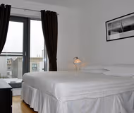 Cosy bed at Western Harbour Midway Edinburgh