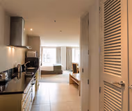 living space at Quest on Durham