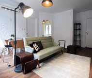 Living area - 1 bed apartment