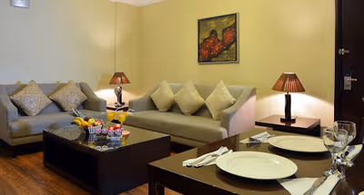 Living room at Imam Mohammad Bin Saud Road Apartment