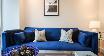 Living space - 1 bed apartment