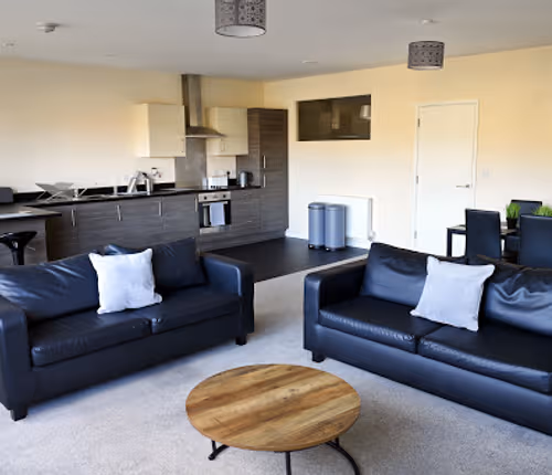Living area at St Edmund House - Ipswich