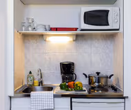 Fully equipped kitchen at Nice Acropolis