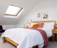 Master bedroom at St. Peter's Close