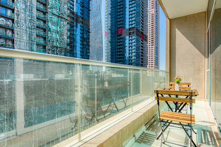 Beautiful View from Balcony at Marina Heights Serviced Apartments, Dubai Marina