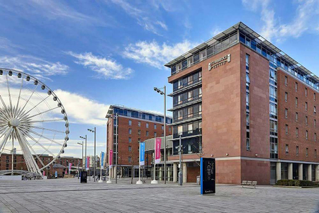 Exterior of Keel Wharf Apartments in Liverpool City