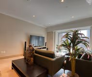 Living area at Marina Heights Serviced Apartments, Dubai Marina