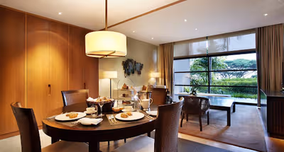 Dining area at Sentosa Island Serviced Apartments