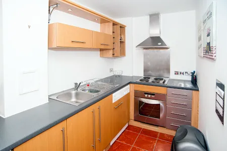 Kitchen at Coventry apartment