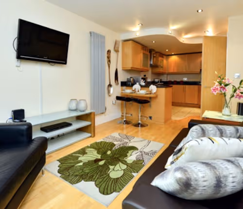 Living space - 1 bed apartment