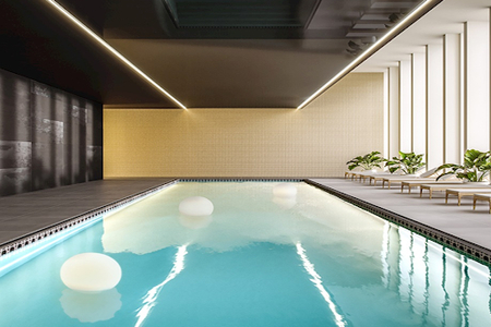 Luxury pool at The Alexander 2 Serviced Apartment
