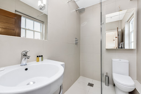 Bathroom at Marylebone apartment