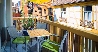 The balcony from the FUHRMANN SUITE