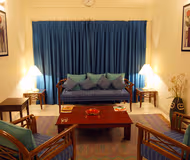 Comfy living area at Cunningham Serviced Apartments in Bengaluru