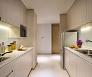 Fully equipped kitchen at Citadines Intime City Hangzhou