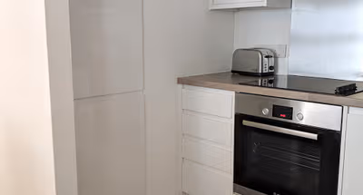 Fully equipped kitchen at Saffron Court