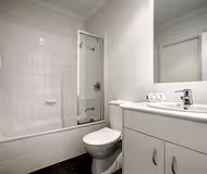 Simplistic living area in Quest Sanctuary Lakes