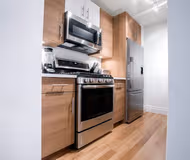 Kitchen at Midtown East apartment