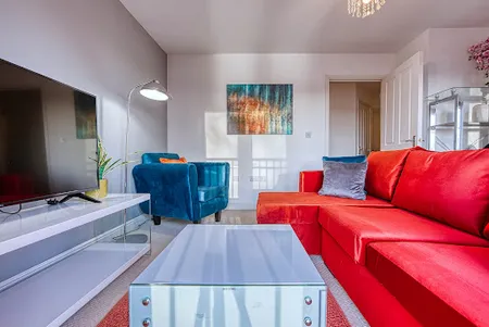 Living area at Blue Cedar Solihull
