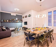 Living area at La Pedrera - Paseo de Gracia