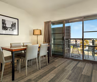 Spacious living area at Quest Melbourne Airport