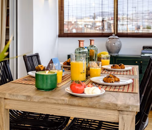 Living area at Atic Eloi