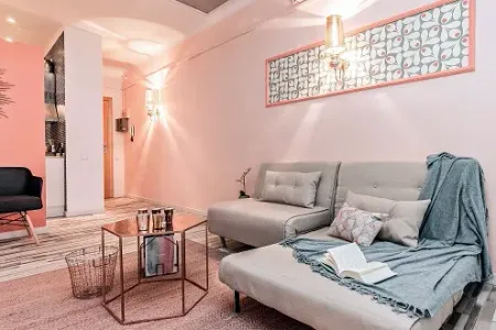 Living room at Carrer de Saragossa Serviced Apartments