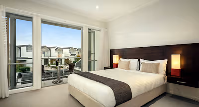 Spacious living area at Quest Sanctuary Lakes