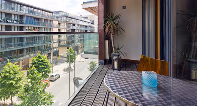 Balcony at Forbes Quay Street