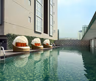 Pool side at Ascott Guangzhou